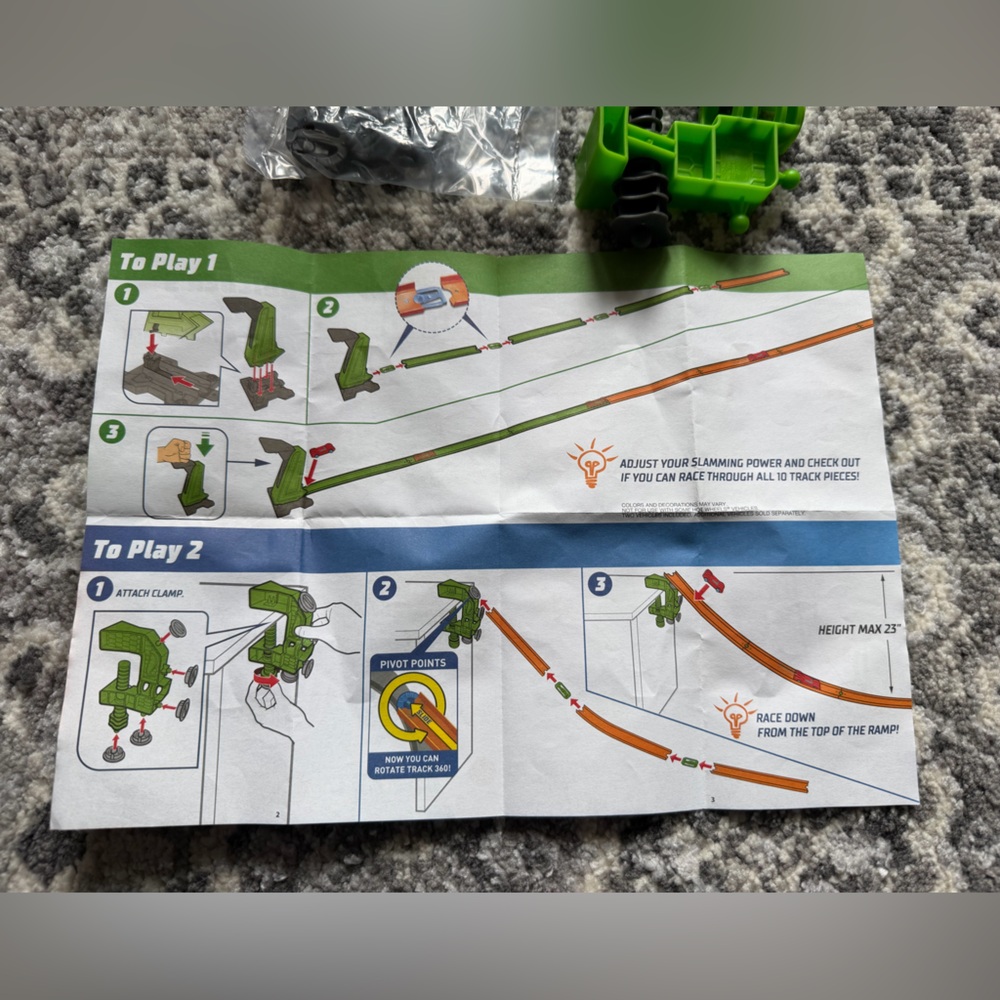 Hot wheels track builder launcher and clamps - Picture 2 of 9
